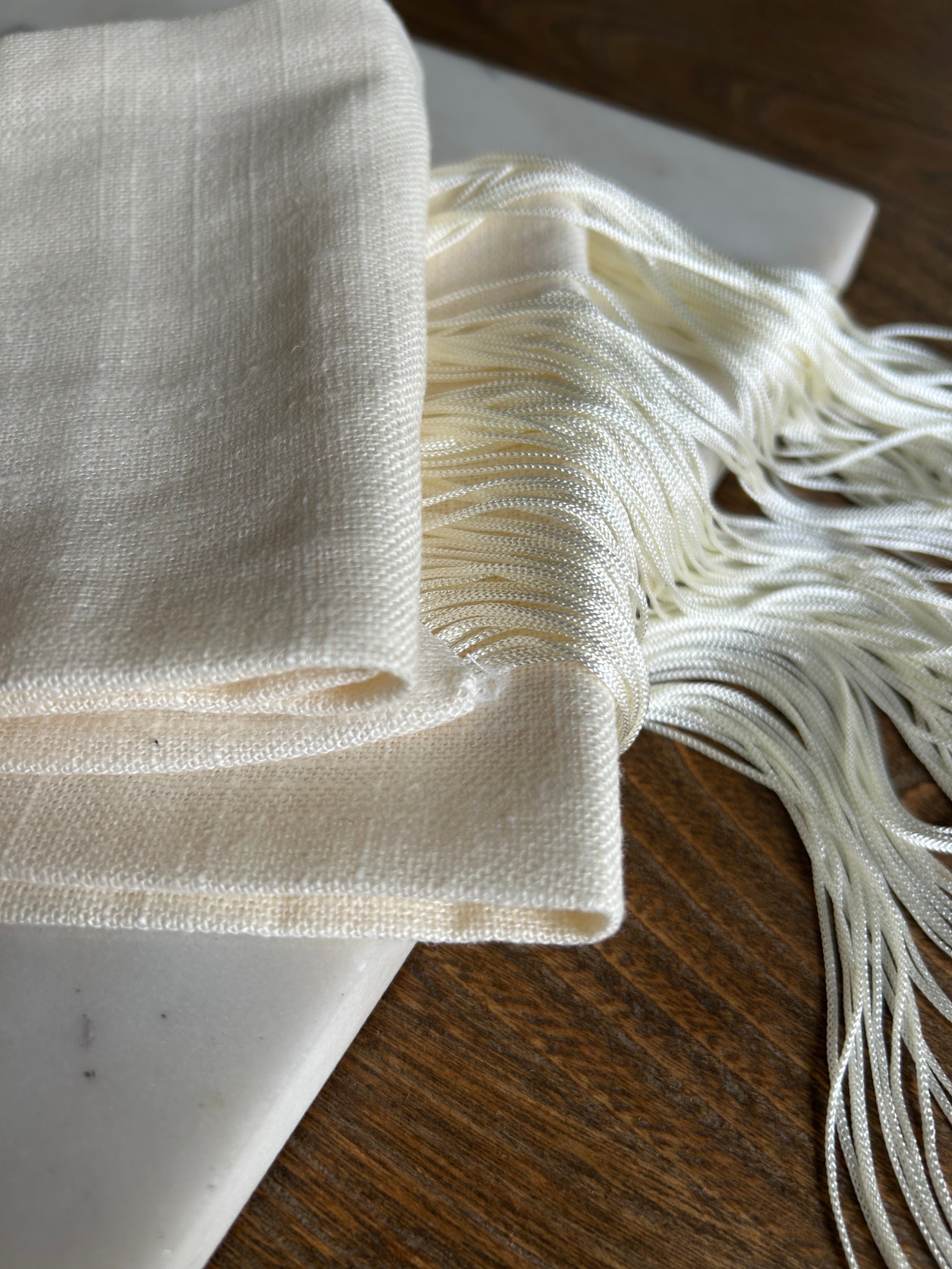 Linen Belt Fringe Flecolet