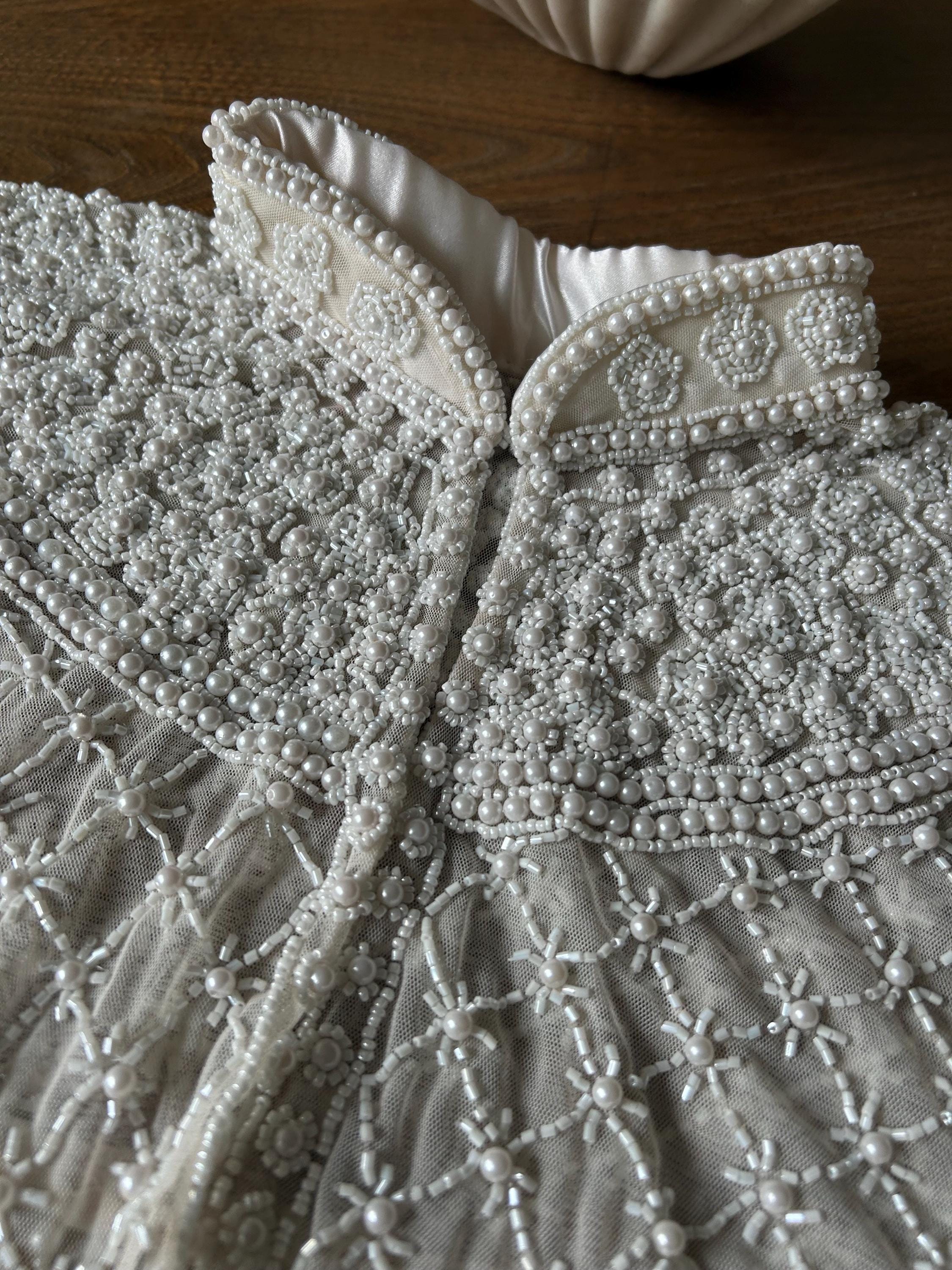 Luxury Pearl Flecolet Cape