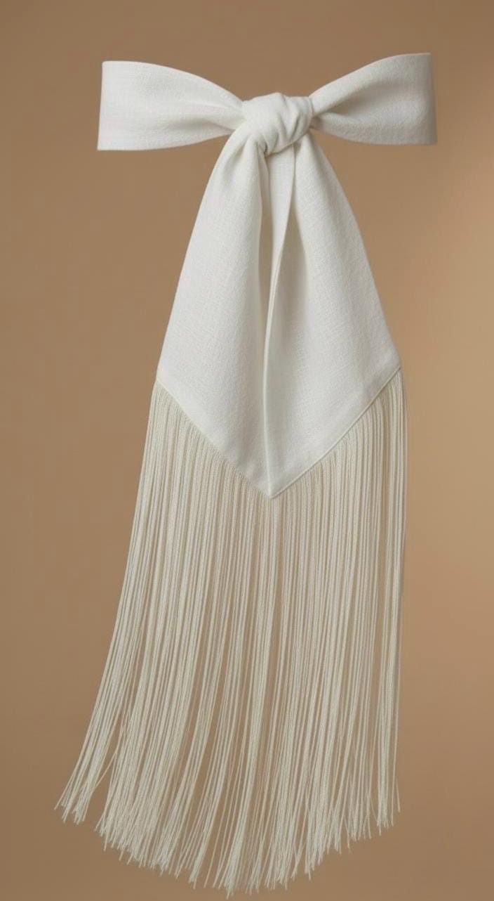 Linen Belt Fringe Flecolet