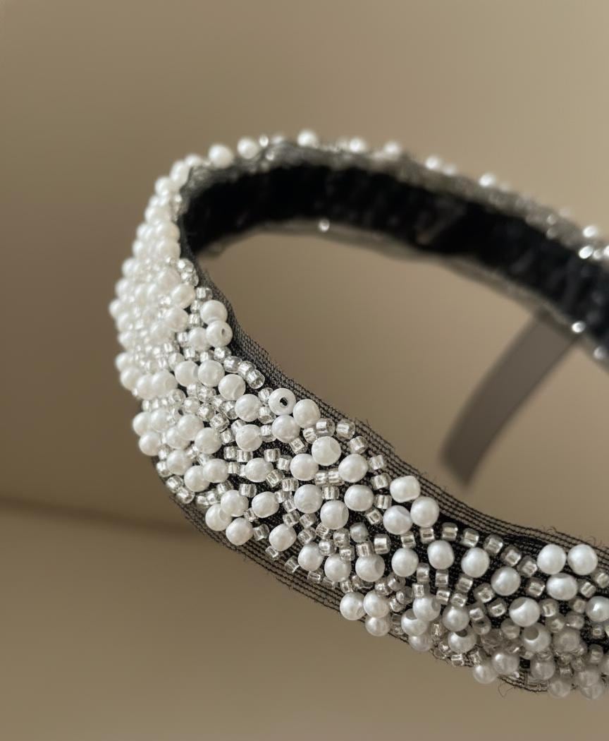 Black & White Beads Choker