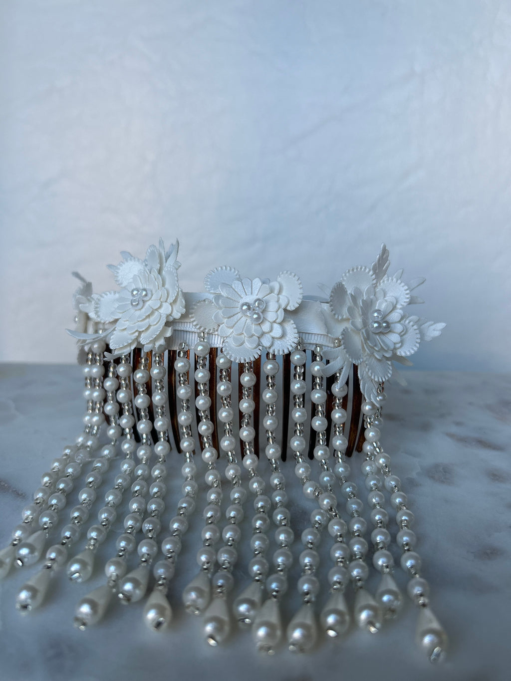 Pearl Waterfall Hair piece