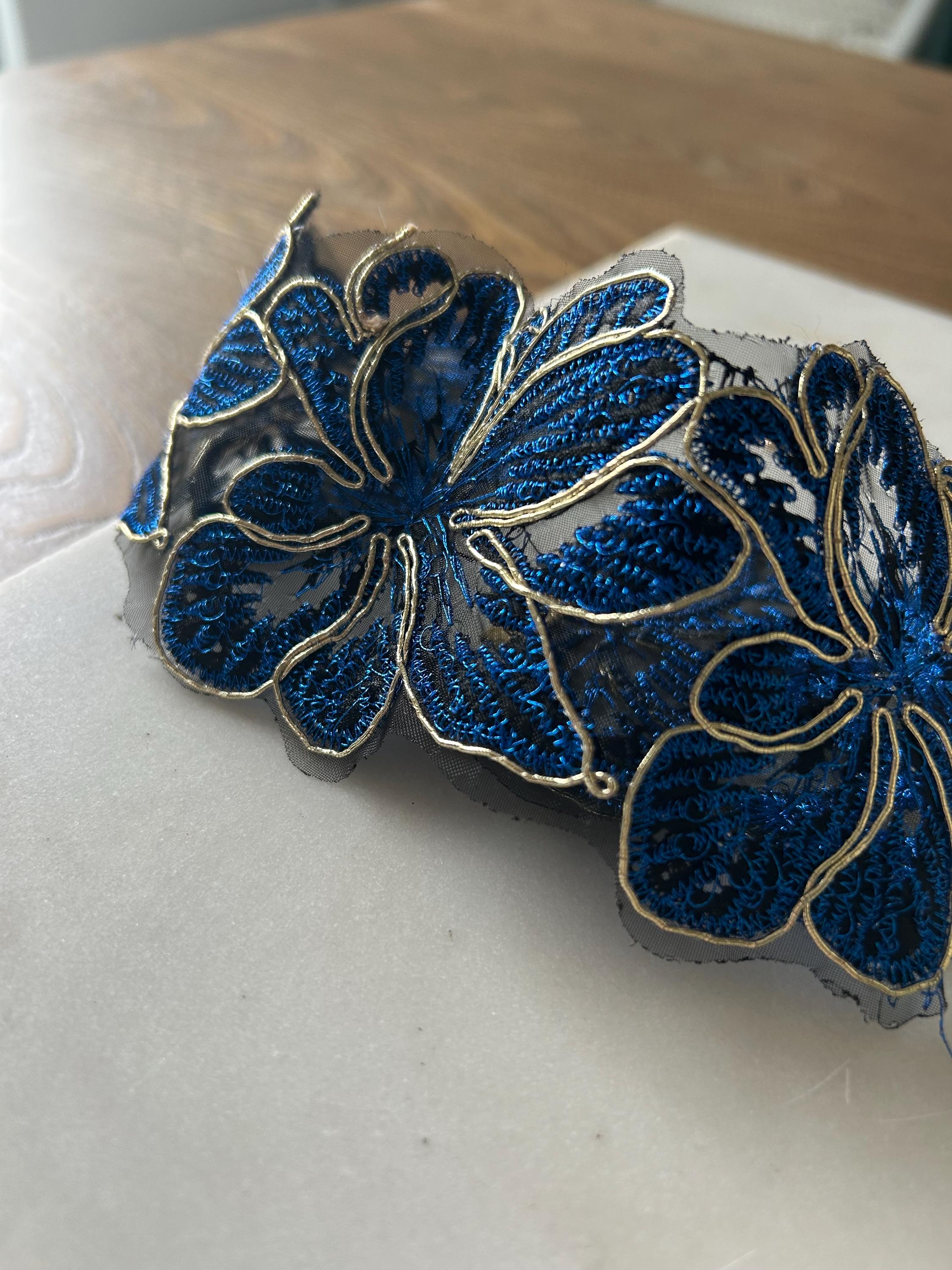 Floral Embroidered Choker
