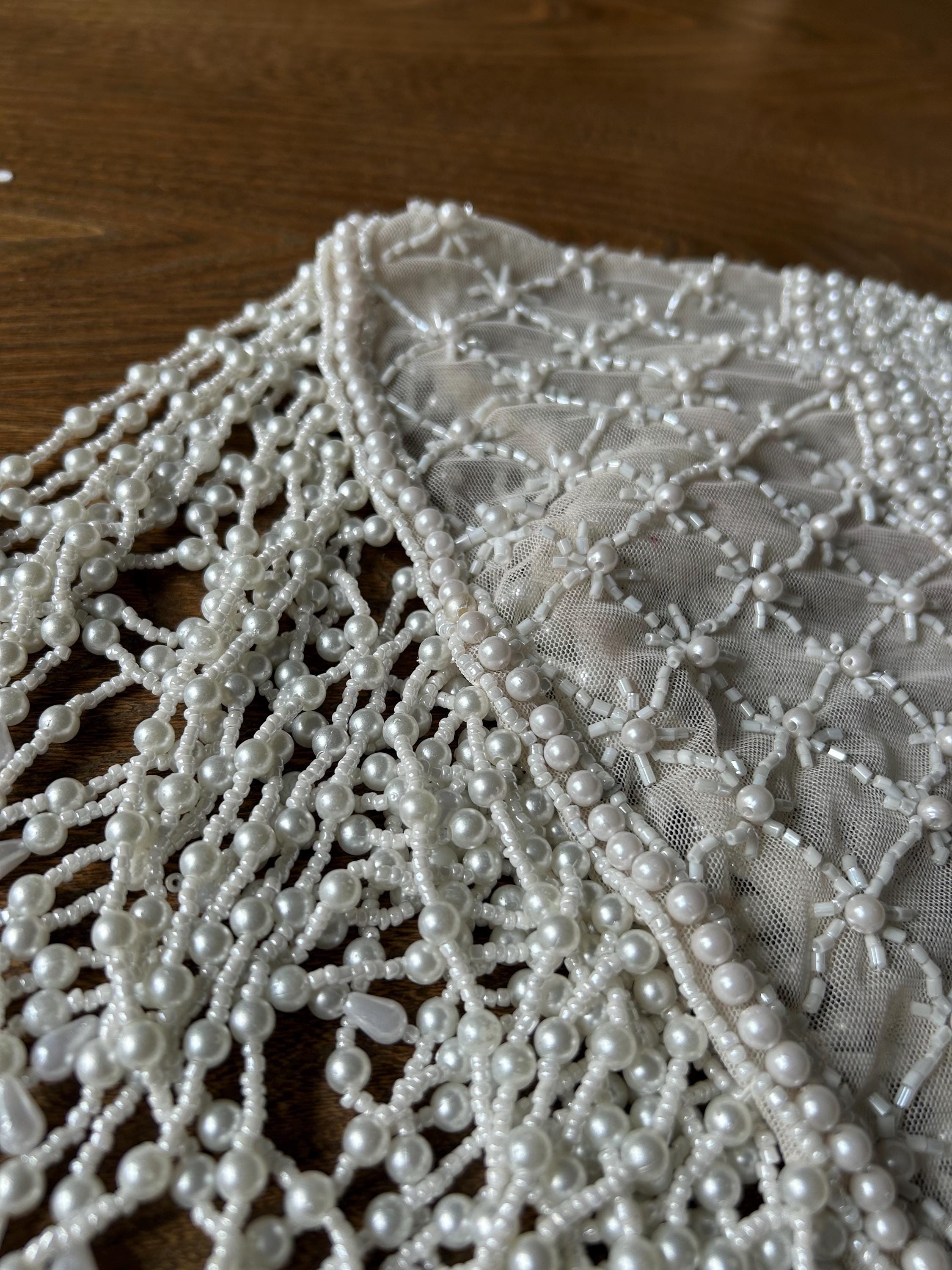Luxury Pearl Flecolet Cape