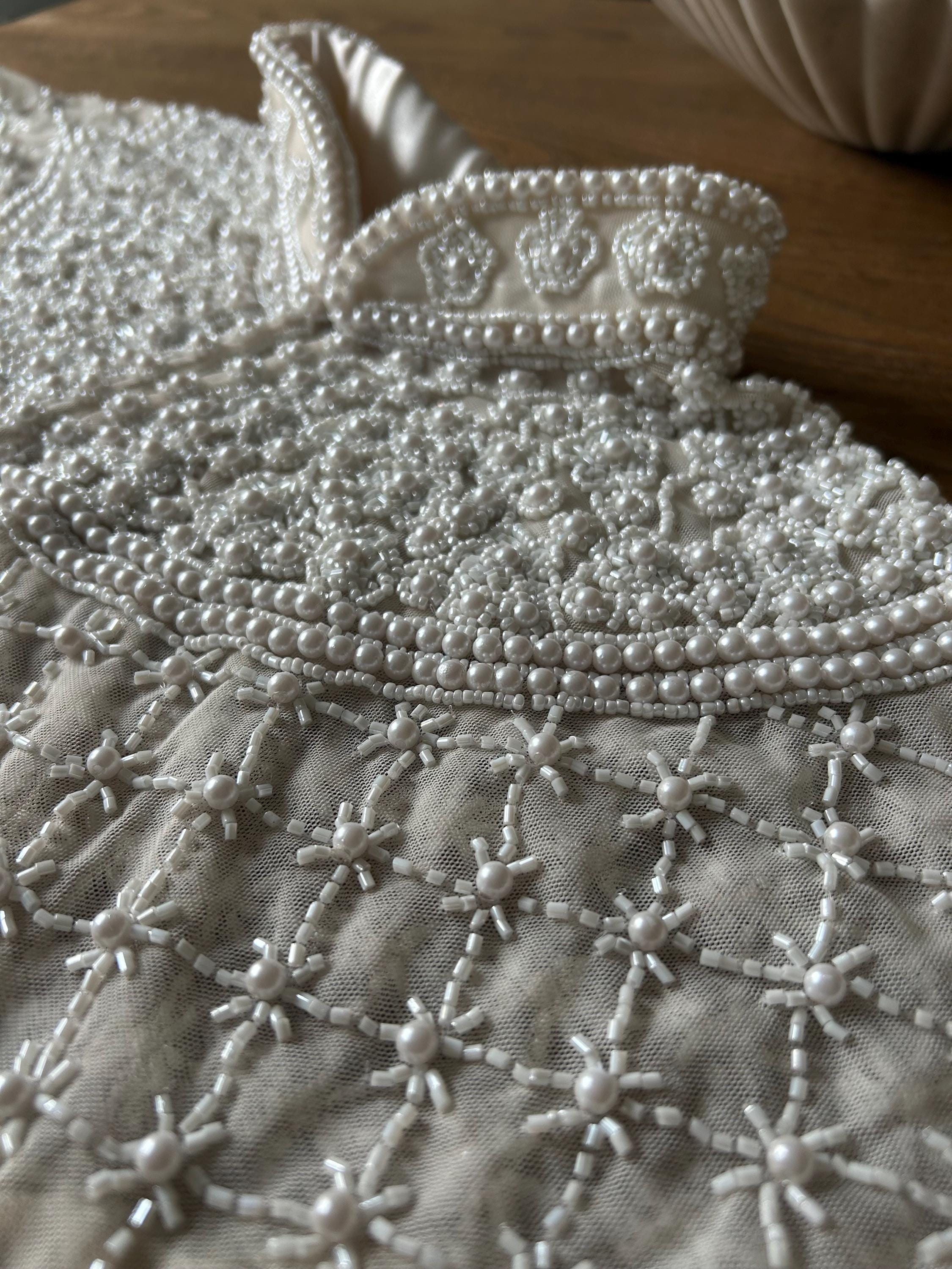 Luxury Pearl Flecolet Cape