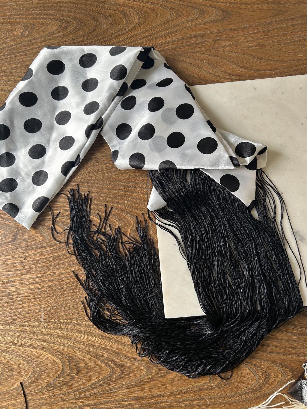 Polka Dots Flecolet Fringe Belt