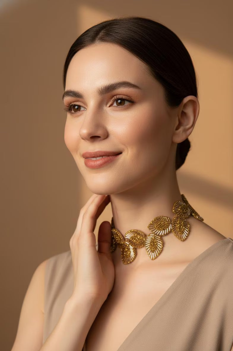 Leaf Choker Necklace