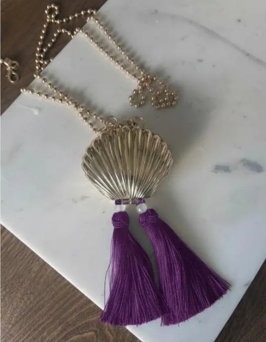 Shell Clutch Bag
