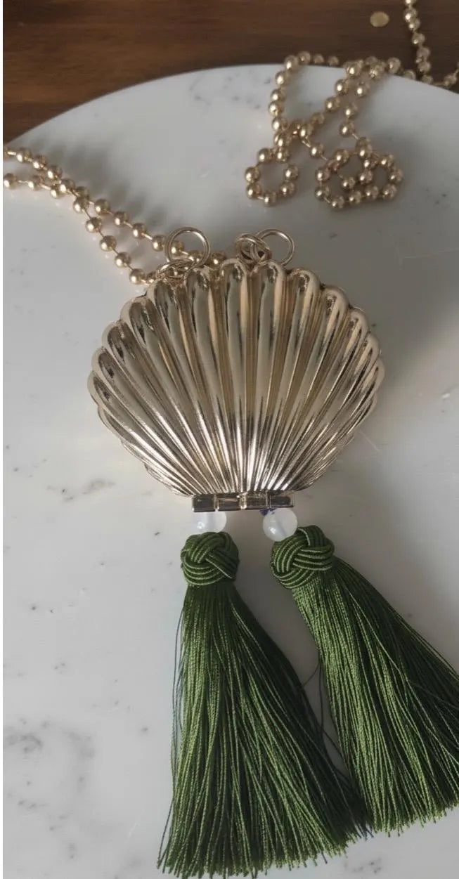 Shell Clutch Bag